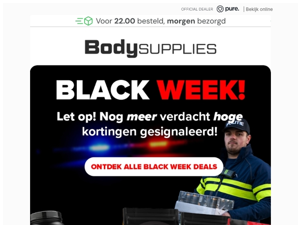 𝘽𝙡𝙖𝙘𝙠 𝙒𝙚𝙚𝙠, tot 𝟯𝟬% 𝙠𝙤𝙧𝙩𝙞𝙣𝙜 op veel producten!