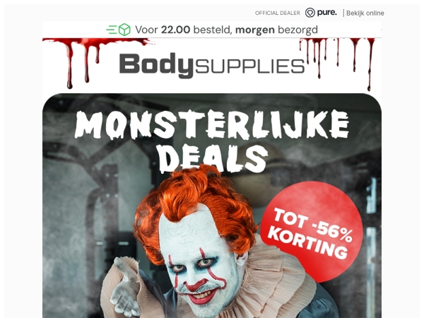 Mis onze 𝗠𝗼𝗻𝘀𝘁𝗲𝗿𝗹𝗶𝗷𝗸𝗲 𝗛𝗮𝗹𝗹𝗼𝘄𝗲𝗲𝗻 𝗱𝗲𝗮𝗹𝘀 niet! 🎃