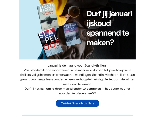 Januari = Scandi-thriller maand ❄️🔪