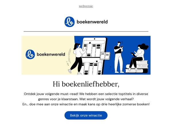 Duik in jouw volgende boek