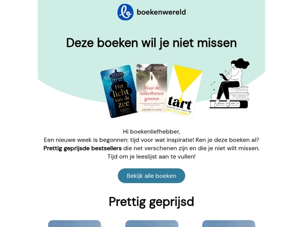 Prettig geprijsde bestsellers en nog veel meer 👀
