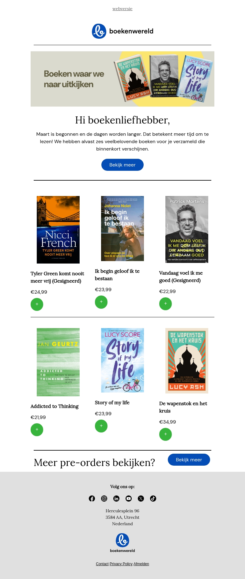 Maart is hier! Ontdek deze 6 must-read pre-orders π Maart is hier! Ontdek deze 6 must-read pre-orders π