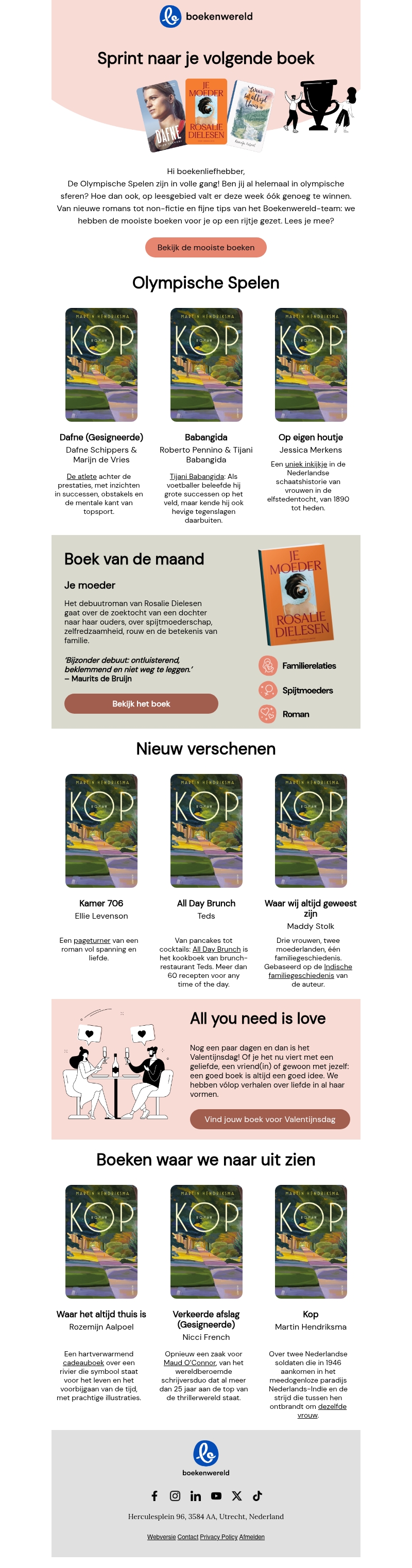 Sport, spanning en nieuwe boeken om te ontdekken Sport, spanning en nieuwe boeken om te ontdekken