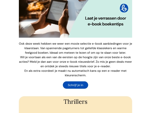 Mooie e-book deals om direct mee te beginnen