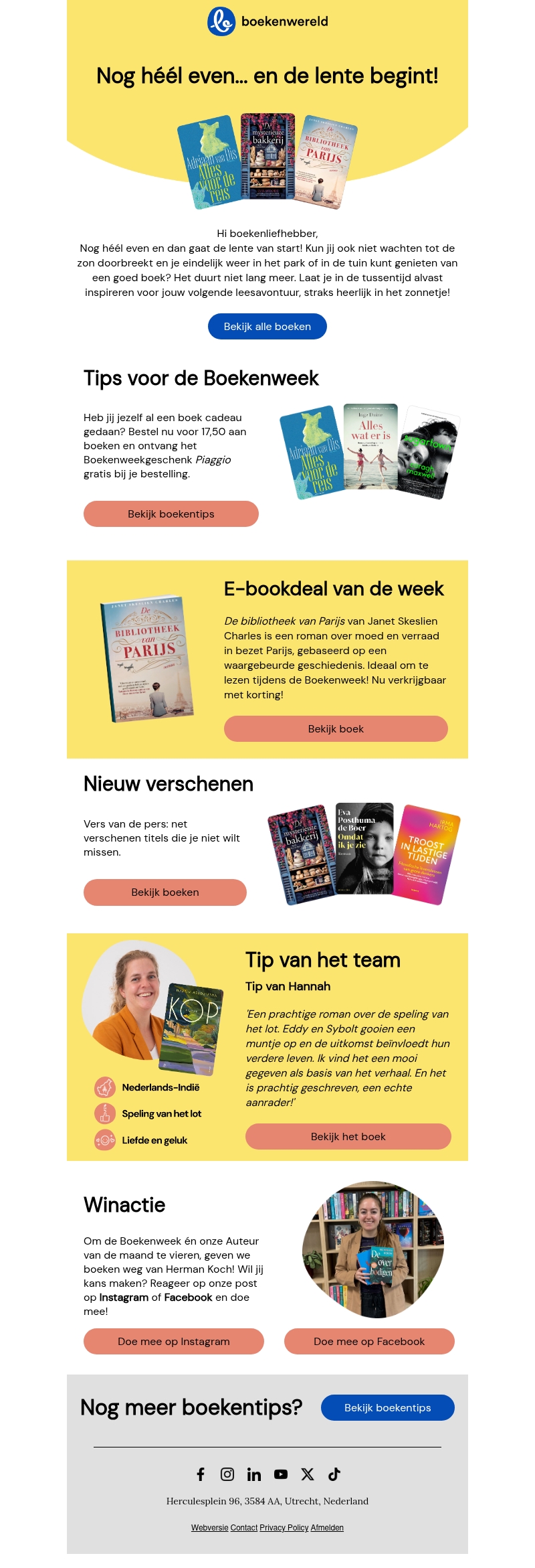 De start van een lente vol leesplezier 🌸📚 De start van een lente vol leesplezier 🌸📚