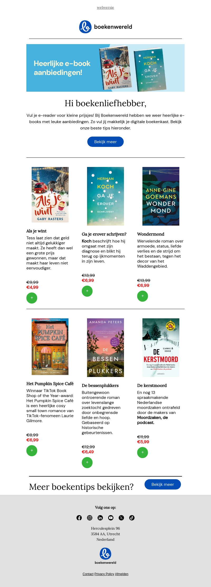 Heerlijke e-book aanbiedingen! Heerlijke e-book aanbiedingen!