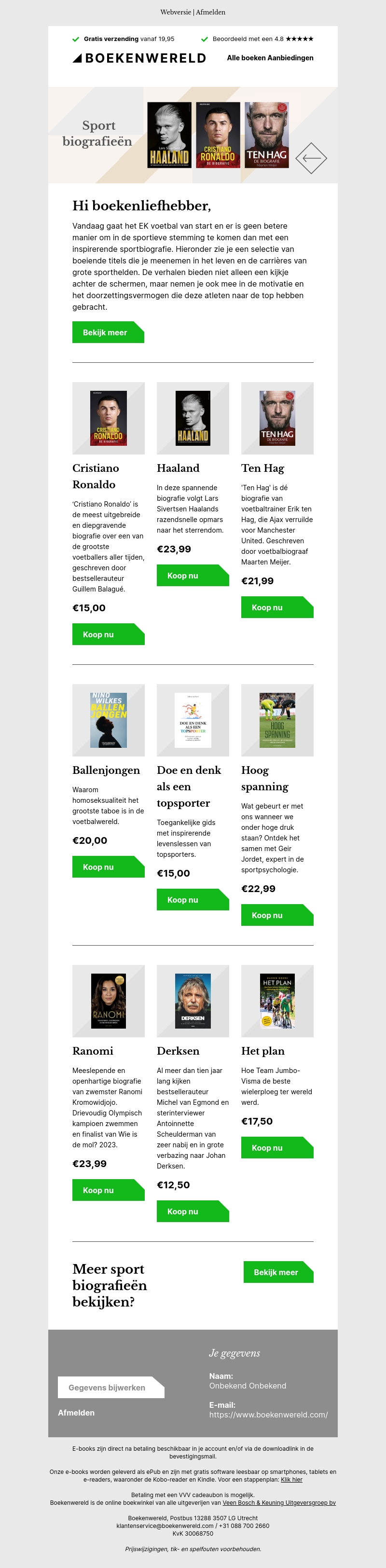 Must-read sportbiografieën voor tijdens het EK Must-read sportbiografieën voor tijdens het EK