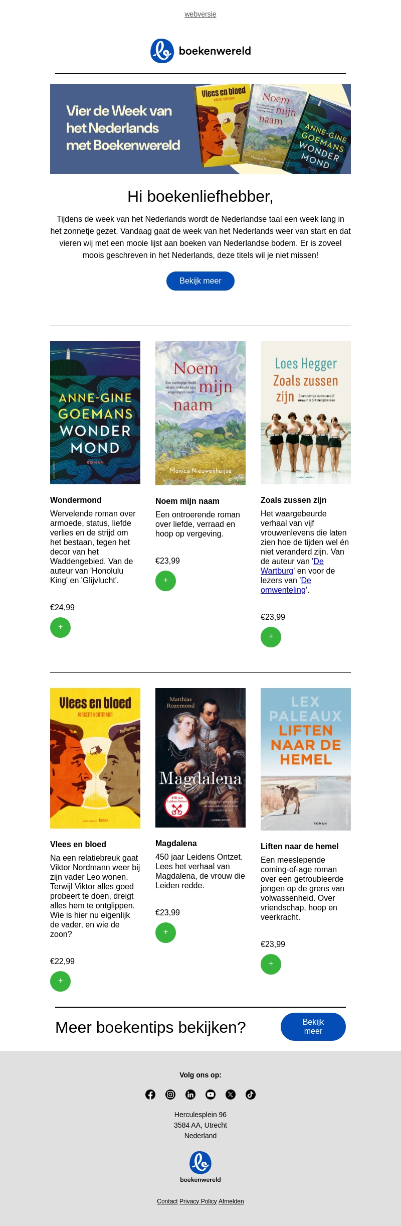 Vier de Week van het Nederlands met Boekenwereld π³π± Vier de Week van het Nederlands met Boekenwereld π³π±