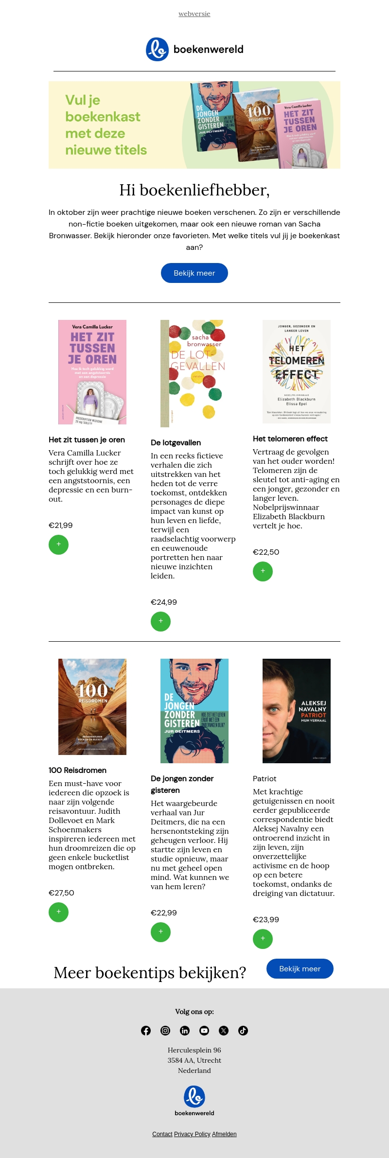 Vul je boekenkast met deze nieuwe titels Vul je boekenkast met deze nieuwe titels