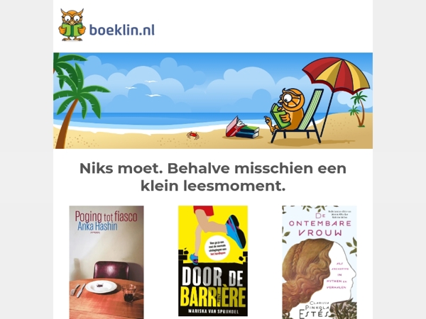 Wat je deze week leest, mag je helemaal zelf weten