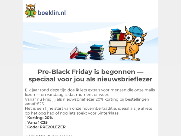 Pre-Black Friday is begonnen (alleen voor jou)