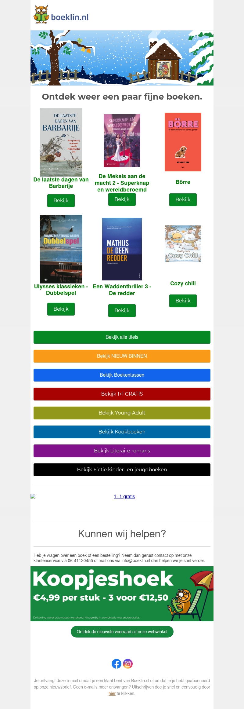 Nieuwe leestips voor deze week! Nieuwe leestips voor deze week!