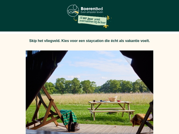 Vakantie deze zomer? Gewoon lekker dichtbij.