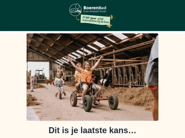 Laatste kans: de zomeruitverkoop eindigt zondag!