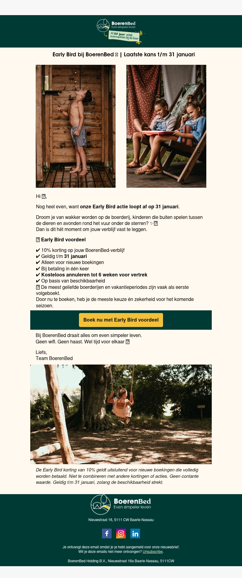 ⏰ Laatste kans: 10% Early Bird voordeel t/m 31 januari ⏰ Laatste kans: 10% Early Bird voordeel t/m 31 januari