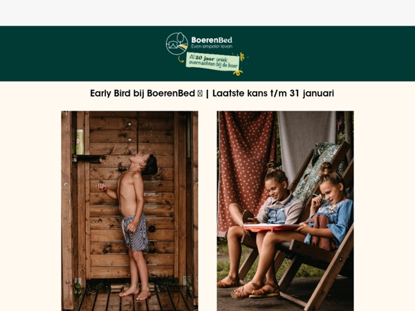 ⏰ Laatste kans: 10% Early Bird voordeel t/m 31 januari