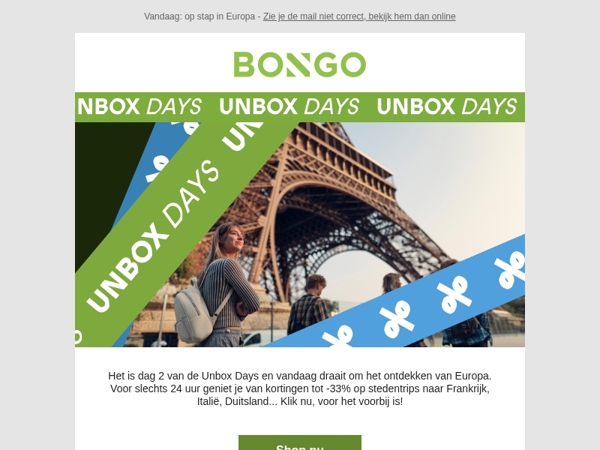 Jouw volgende uitje wacht