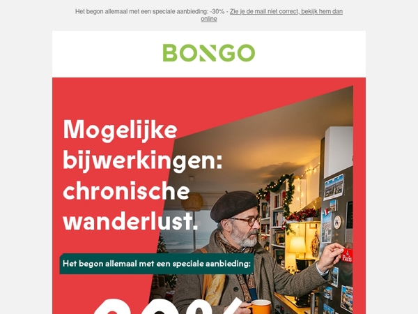 -30% op Europese verblijven