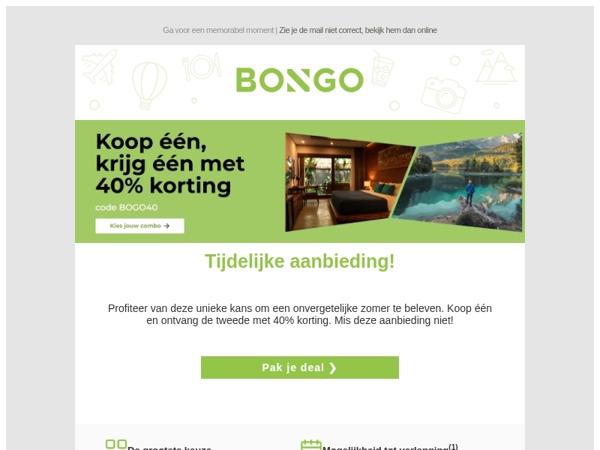 Een zomerse verrassing...