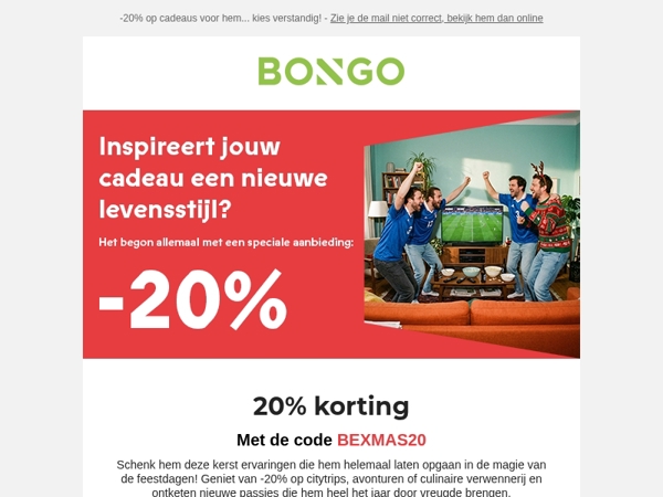 Ontketen deze kerst zijn nieuwe passies ✨ 