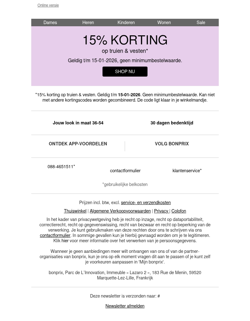 Nog maar heel even: -15% ⏳ Nog maar heel even: -15% ⏳
