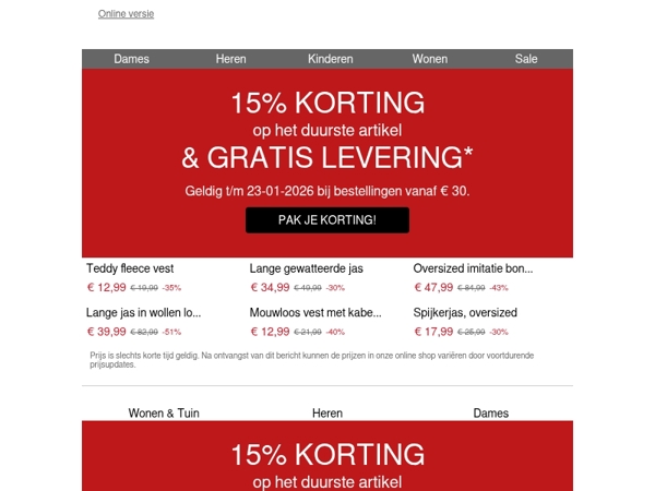 Winter SALE Finale ❄️ Tot wel - 50% ❄️