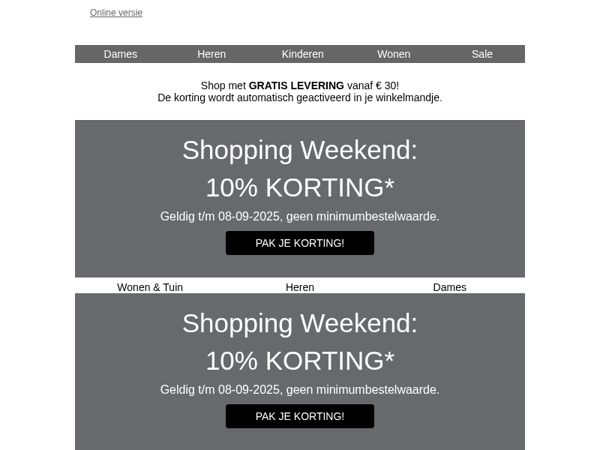 Laatste kans: pak nog snel je korting!