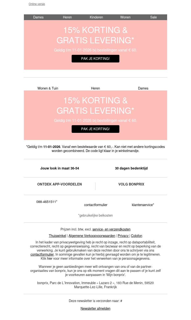 Alleen vandaag: 15% korting & gratis levering Alleen vandaag: 15% korting & gratis levering