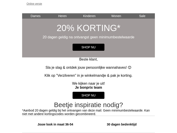 ✨ Voor jou: 20% korting op je eerste bestelling! ✨