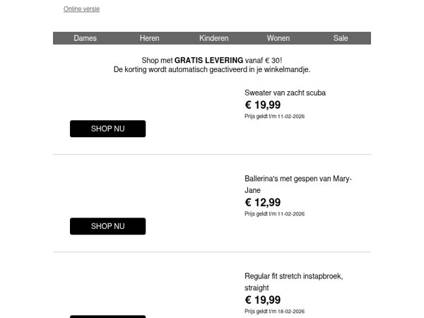 Onze TOP DEALS van de week