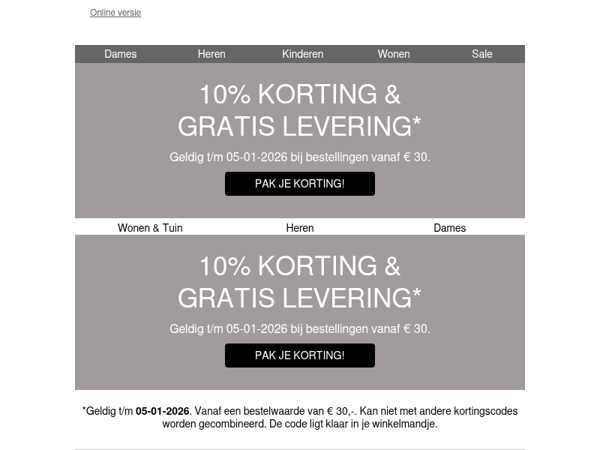 Laatste kans: pak je korting! 💖