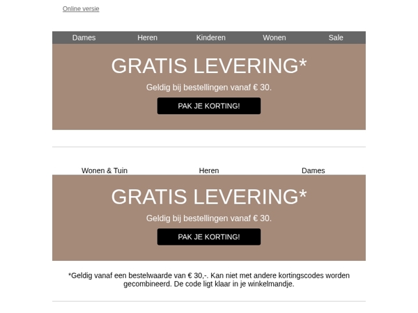 Gratis levering voor jou 🚚