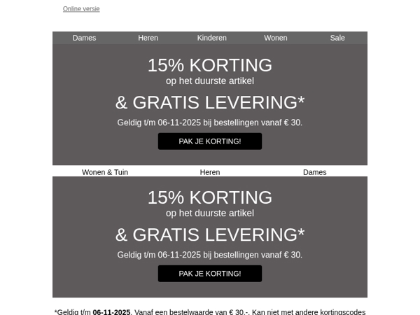 15% op je lievelingsitem 💘