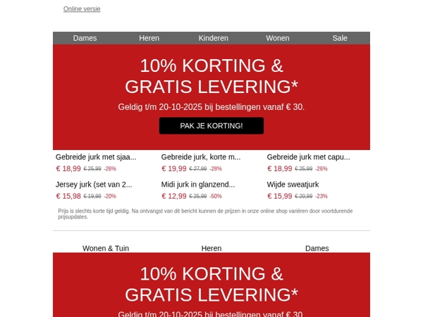 Sale finale ❣️ Alleen vandaag nog