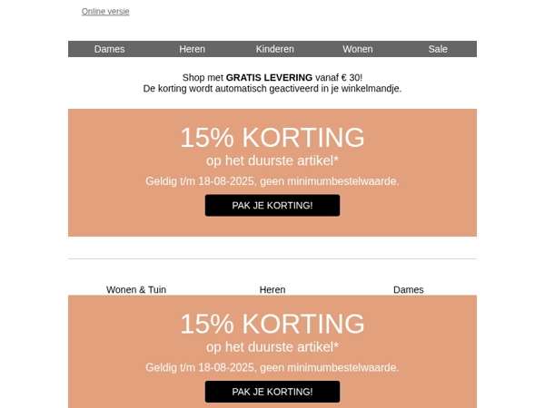 Korting op je duurste wens
