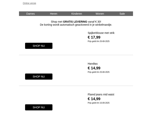 Onze TOP DEAL van de week