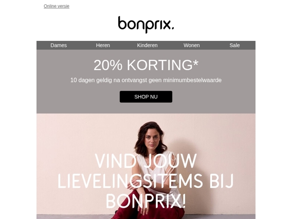 🌟 Yeah, 20% korting op je eerste bestelling! 🌟