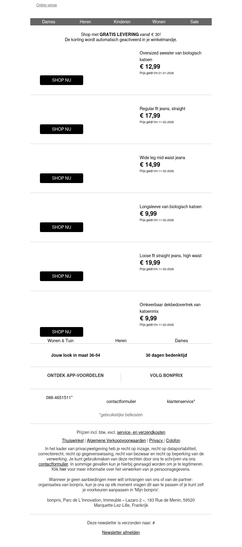 Onze TOP DEALS van de week Onze TOP DEALS van de week