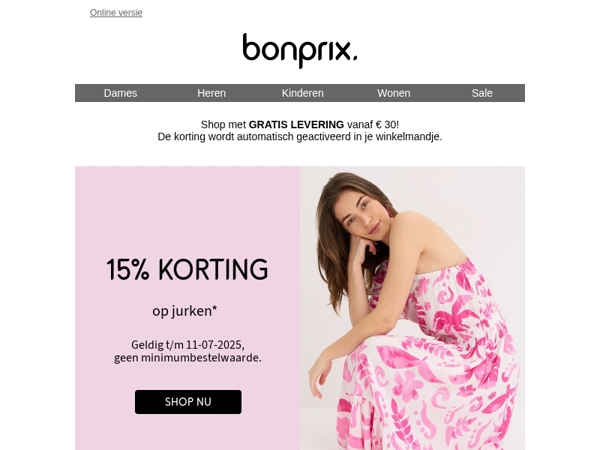 15% korting – laatste kans 🔔