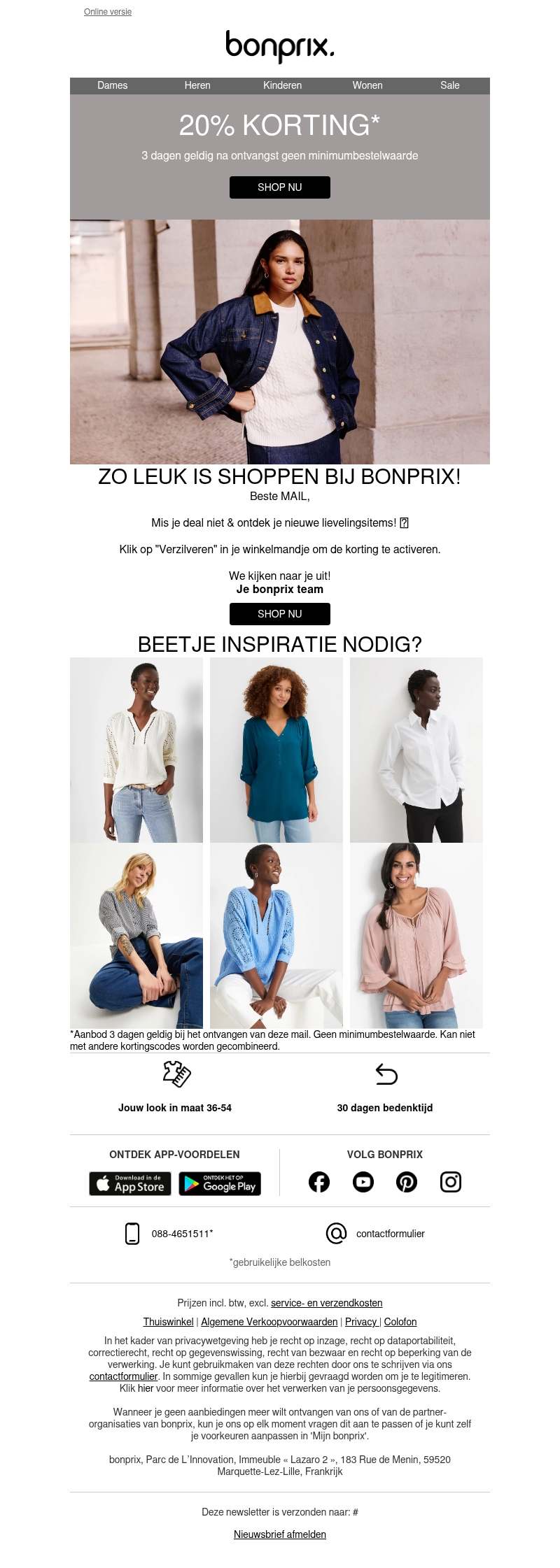 ๐ Nog maar 3 dagen: 20% korting! ๐ ๐ Nog maar 3 dagen: 20% korting! ๐