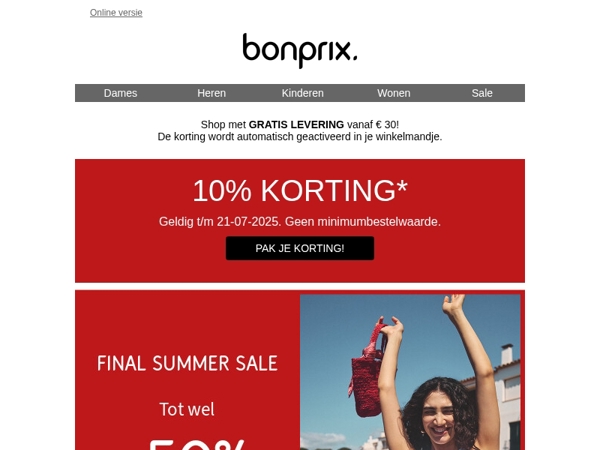 Tot wel -50% in de Summer Sale 🚀