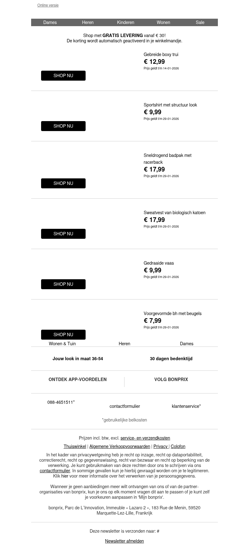 Onze TOP DEALS van de week Onze TOP DEALS van de week