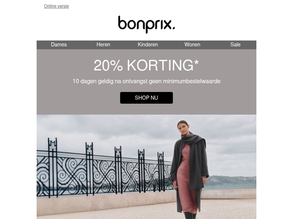 🌟 Yeah, 20% korting op je eerste bestelling! 🌟