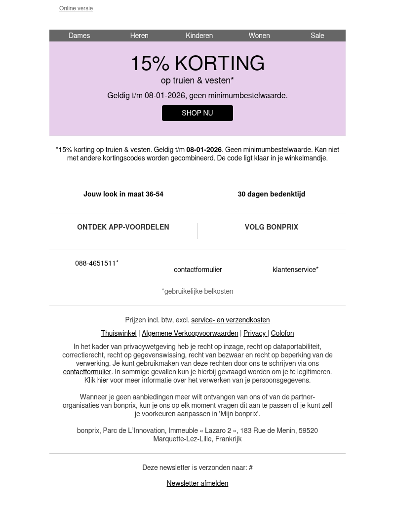Nieuw voor jou: 15% korting ✨ Nieuw voor jou: 15% korting ✨