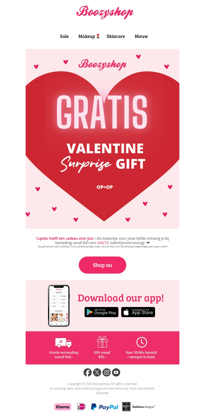Gratis Valentijnscadeau voor jou! π Gratis Valentijnscadeau voor jou! π