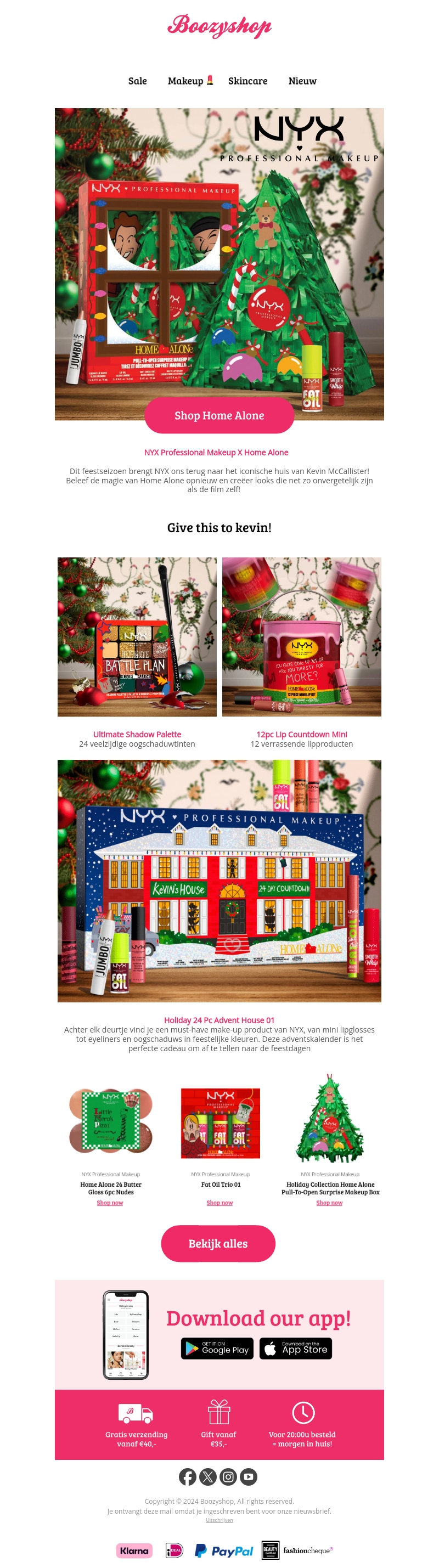 NYX Professional Makeup X Home Alone 🏠🎄 NYX Professional Makeup X Home Alone 🏠🎄