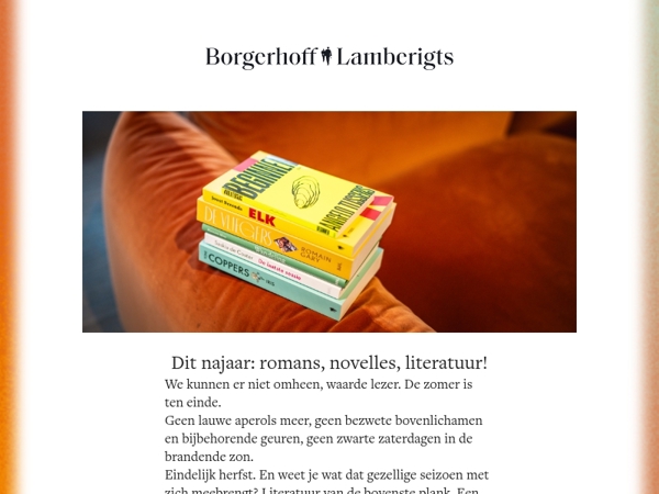 Dit najaar: romans, novelles, literatuur!  📚