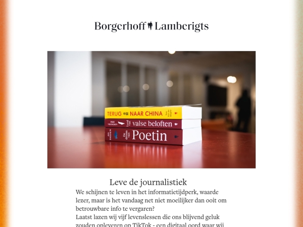 Leve de journalistiek 📚