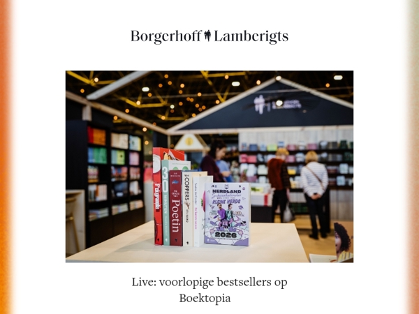 Live: voorlopige bestsellers op Boektopia  📚