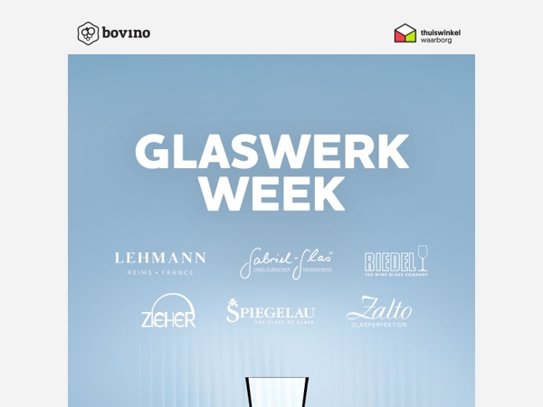 🥂Laatste dag: 10% korting op ál ons glaswerk!
